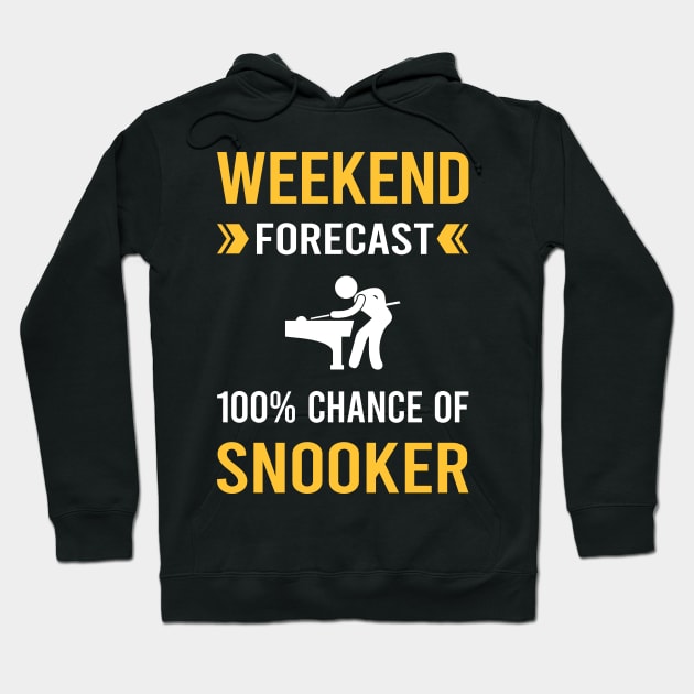 Weekend Forecast Snooker Hoodie by Bourguignon Aror